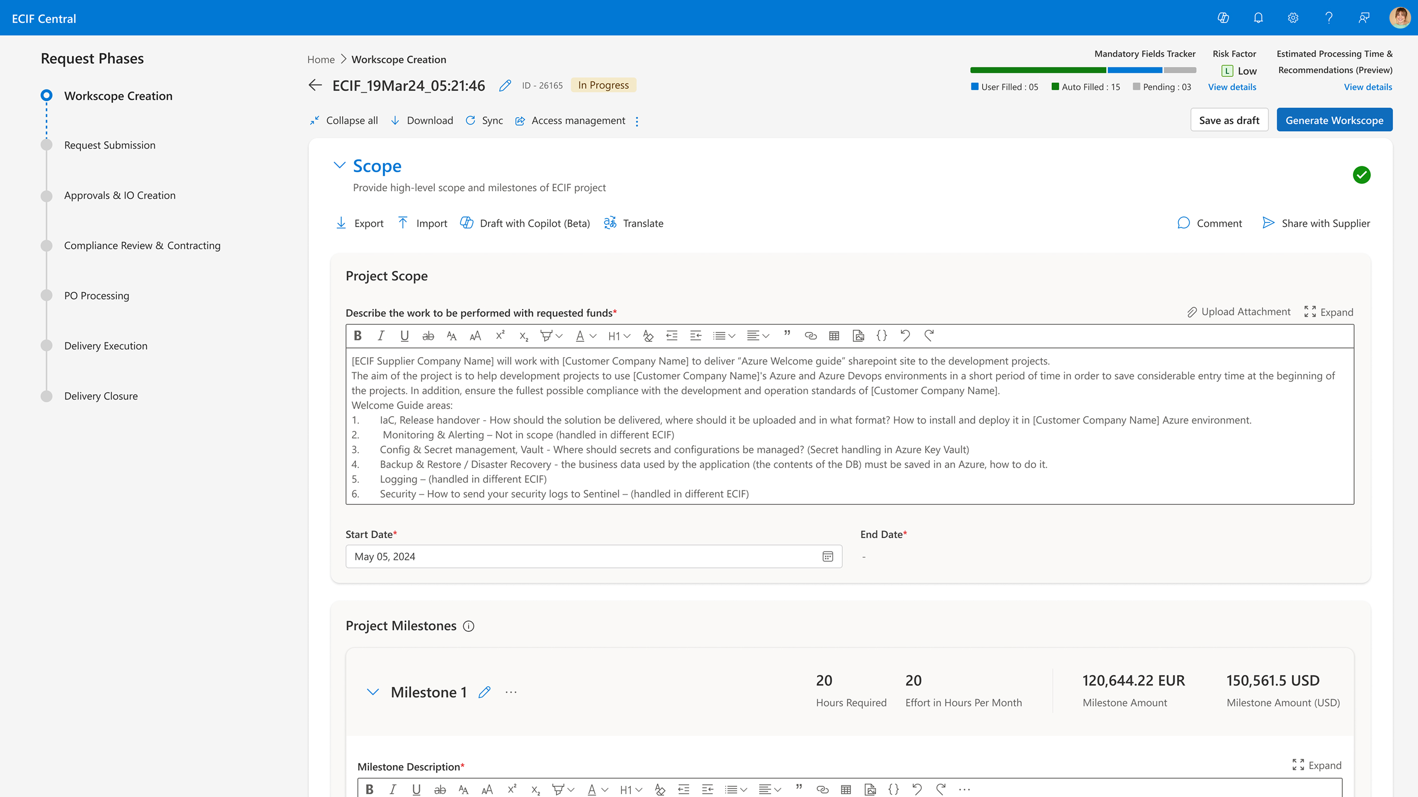 Draft with Copilot 4