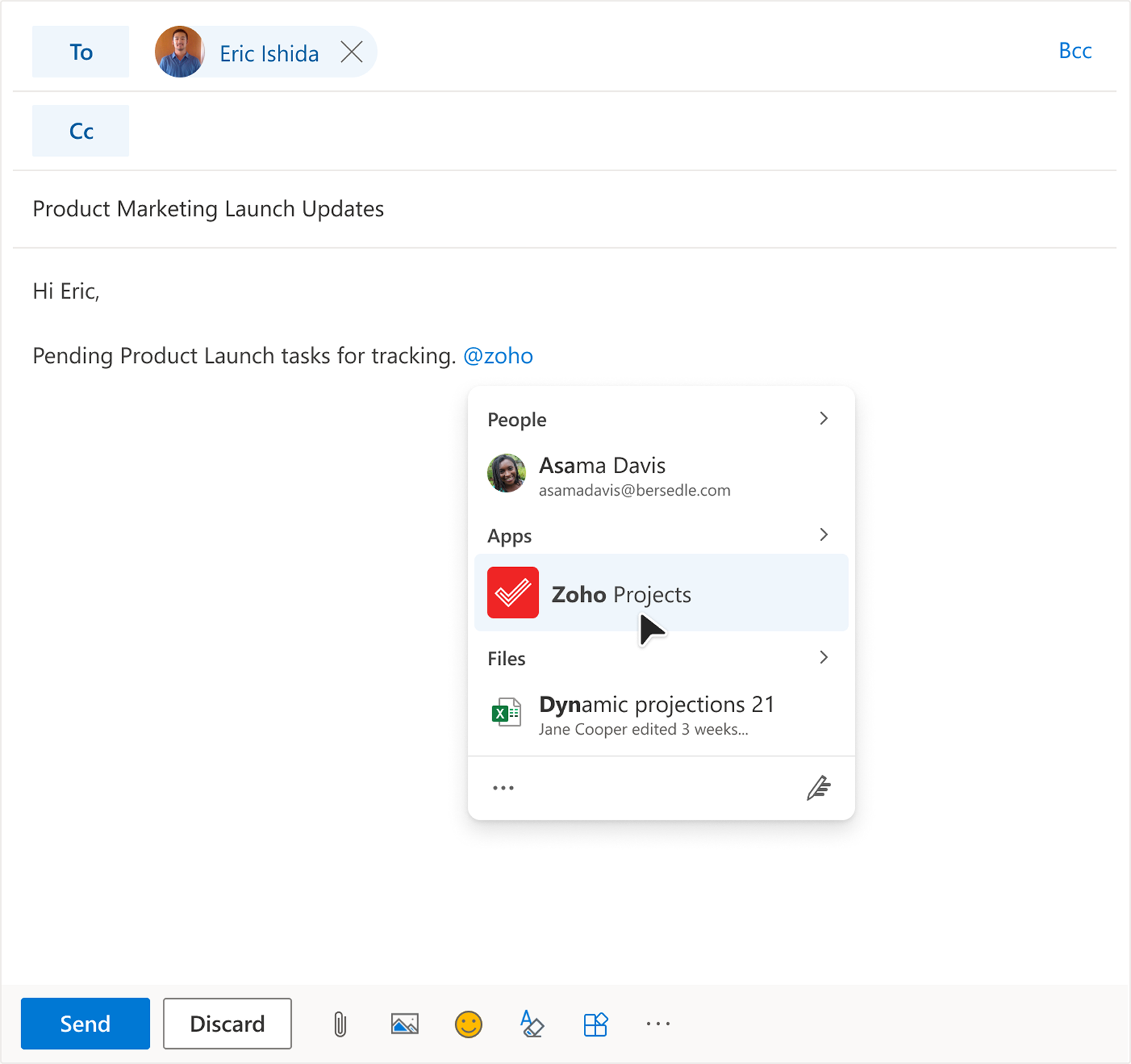 Intelligence @mention