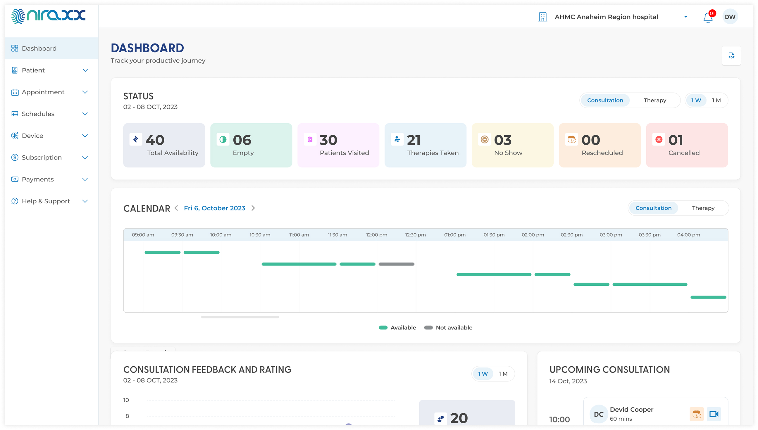 Provider Dashboard 1