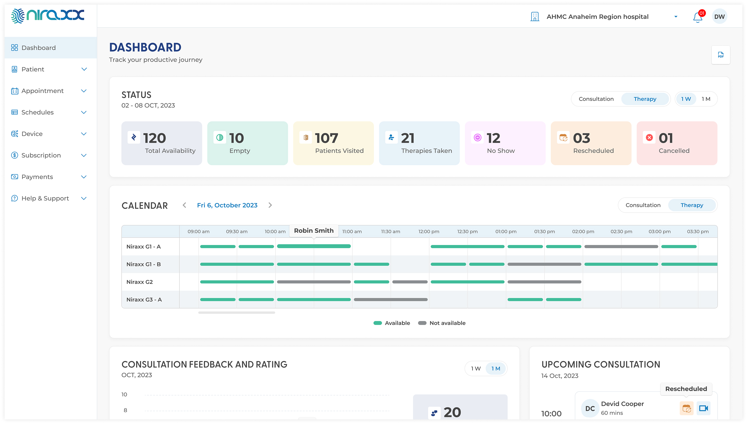 Provider Dashboard 2